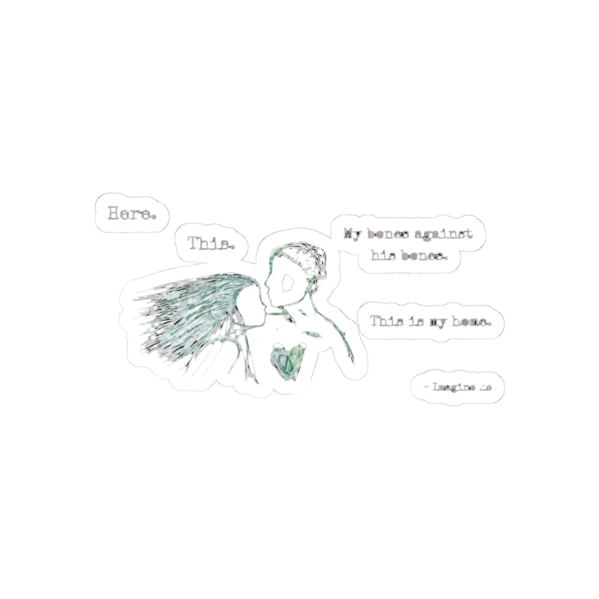 Shatter me - Imagine me quote Juliette and Warner | Tahereh Mafi