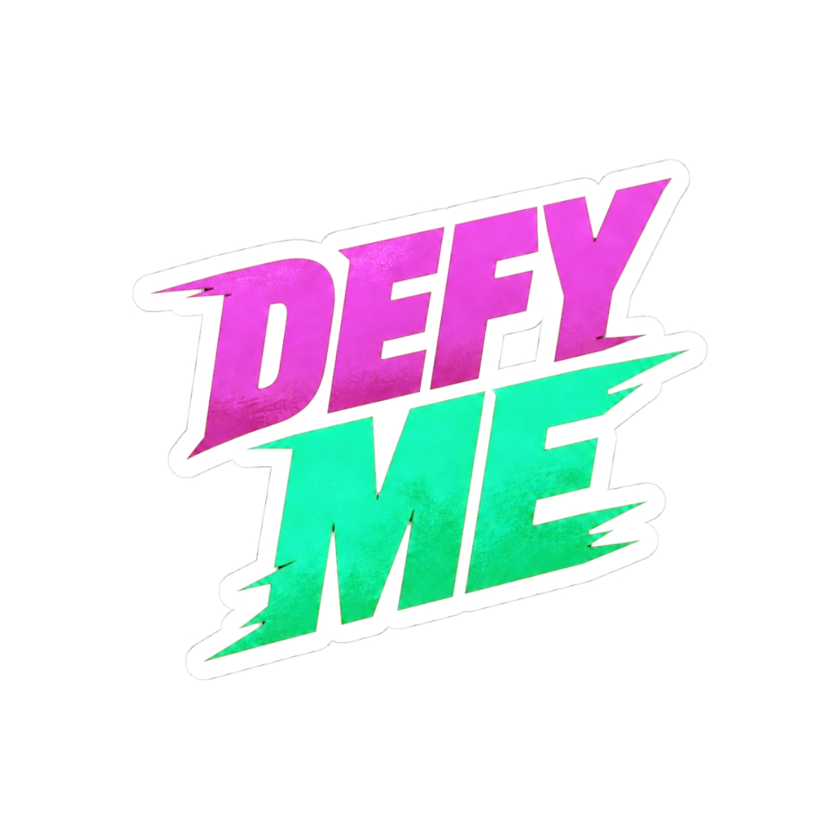 Defy Me Sticker | Bold Vinyl Decal for Everyday Style | Tahereh Mafi