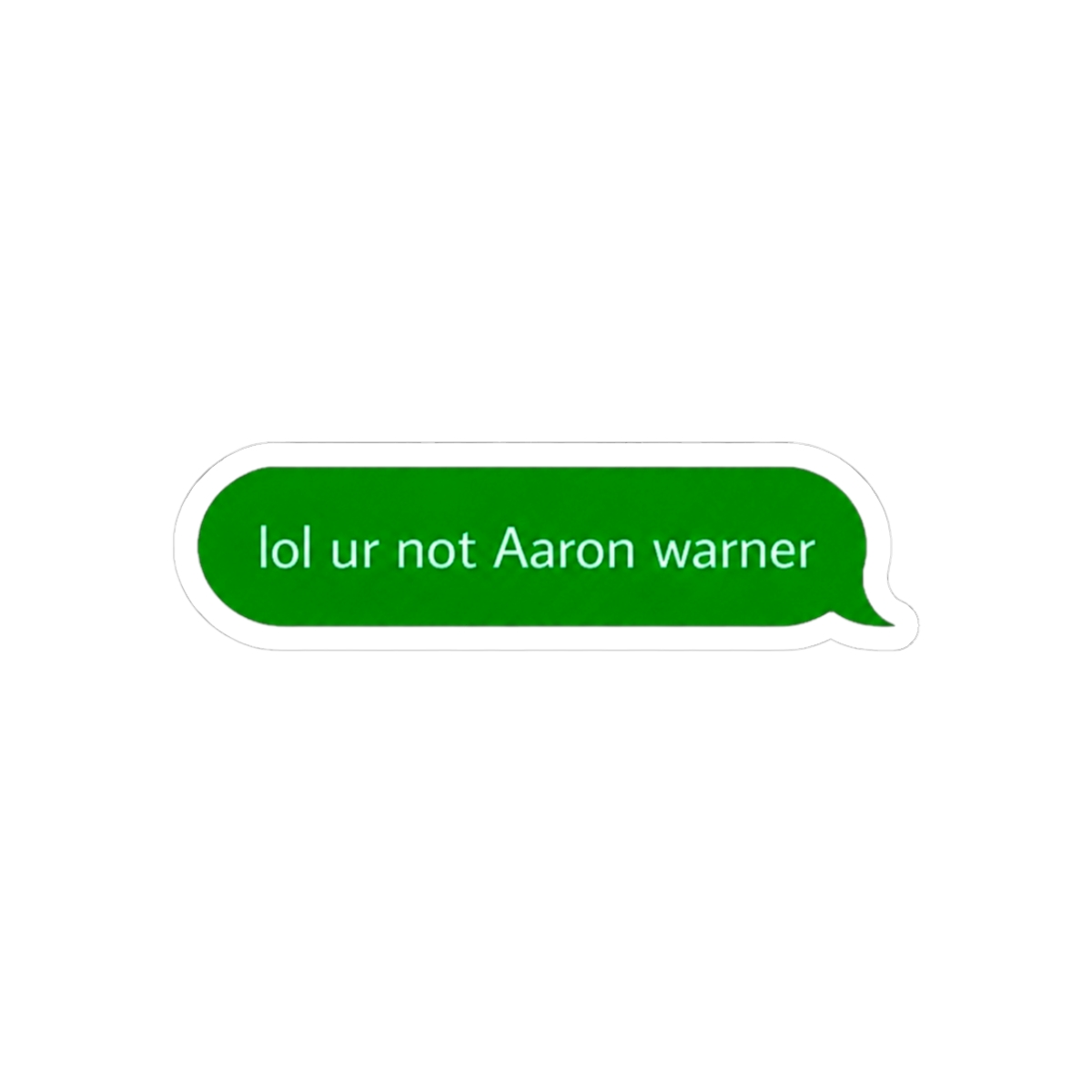lol ur not aaron warner | Tahereh Mafi